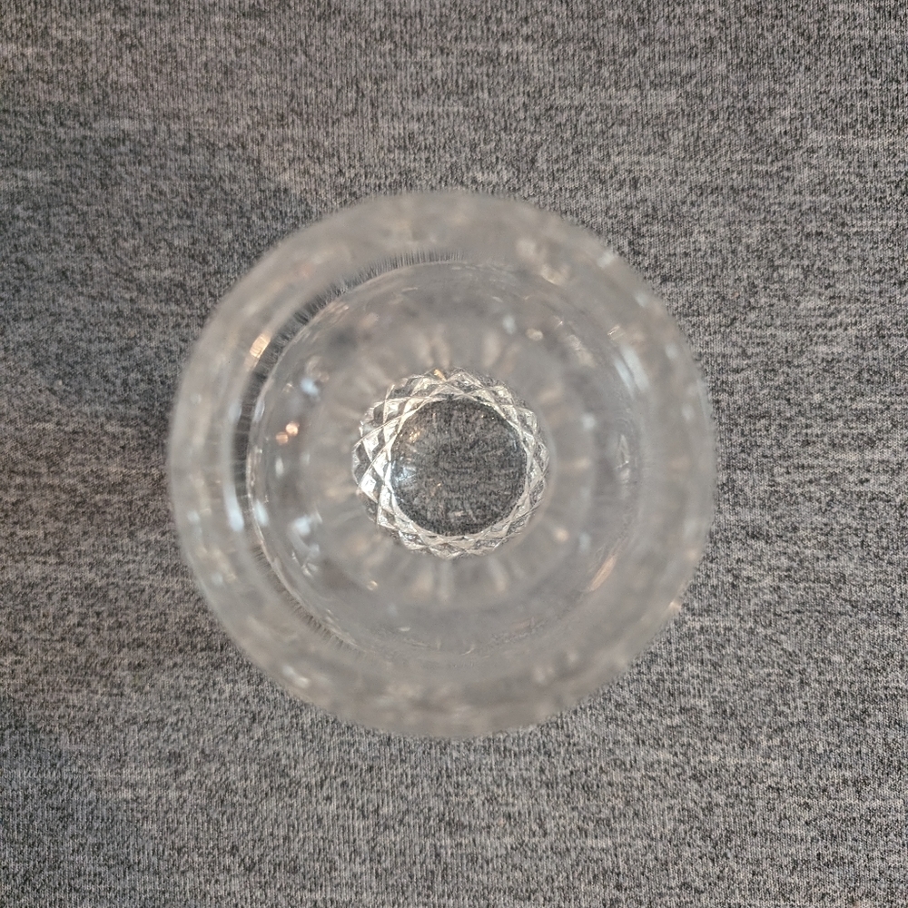 Rogaska Gallia 5 3/4 inch Crystal Vase, Etched - Picture 3 of 4